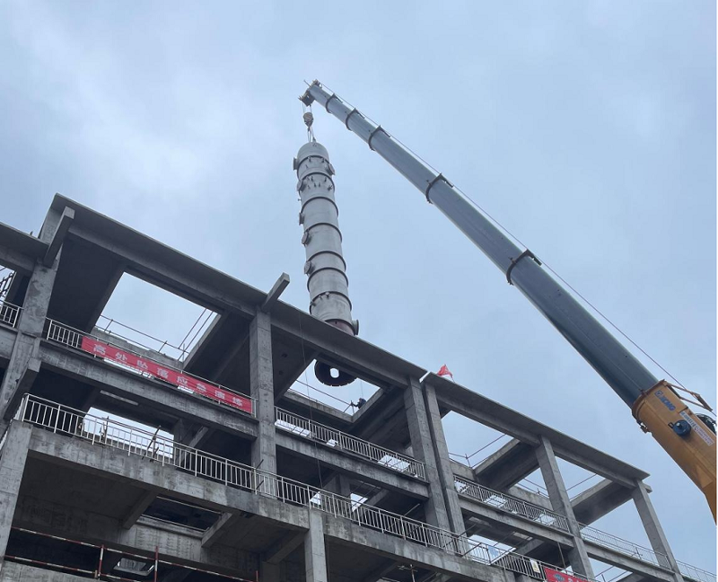 華南分公司貴州開(kāi)磷PPA項(xiàng)目新年第一吊順利完成